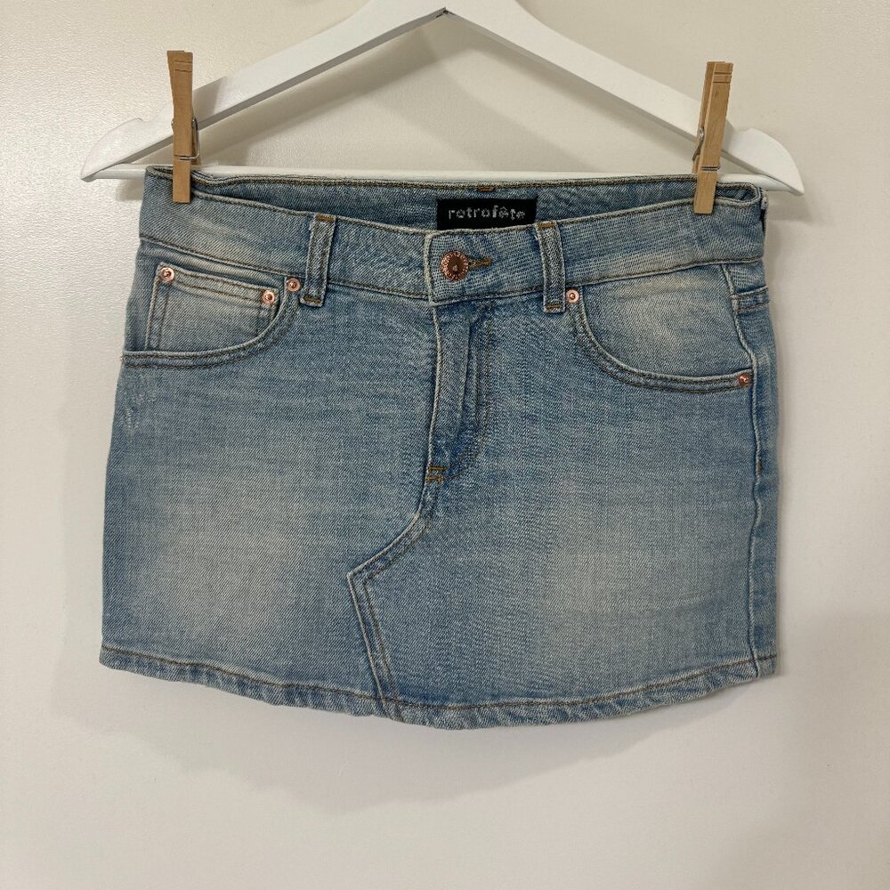 Retrofete Jean Skirt Size XS